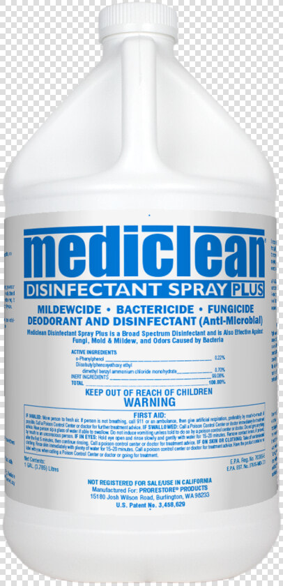 Mediclean Disinfectant Spray Plus  HD Png DownloadTransparent PNG