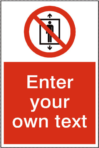 Do Not Use This Lift Custom Prohibition Sticker   Sign  HD Png DownloadTransparent PNG