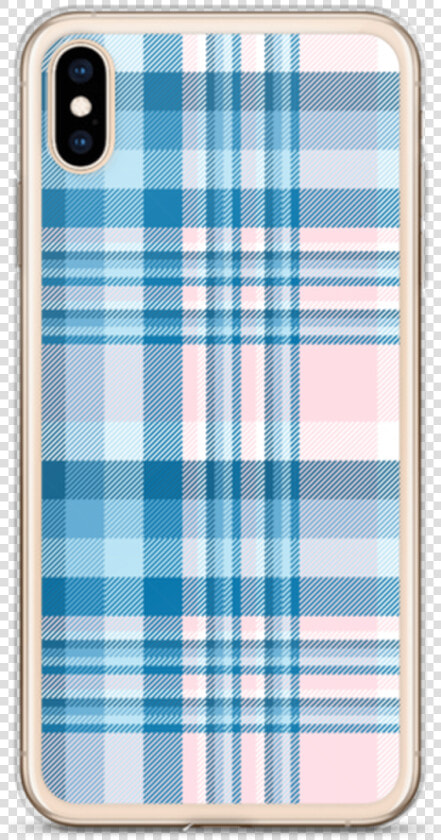 Light Pink And Blue Plaid Iphone Case   Light Pink And Blue  HD Png DownloadTransparent PNG