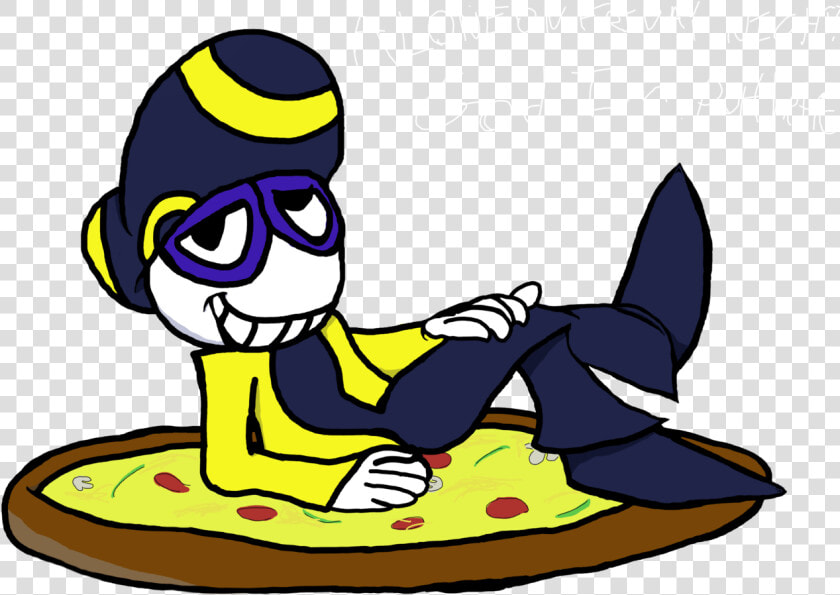 Got Requested On Ifunny To Draw  pan pizza Sitting   Cartoon  HD Png DownloadTransparent PNG