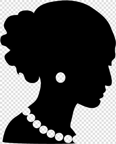 Silhouette Earring Woman Photography   Female Head Silhouette With Earring  HD Png DownloadTransparent PNG