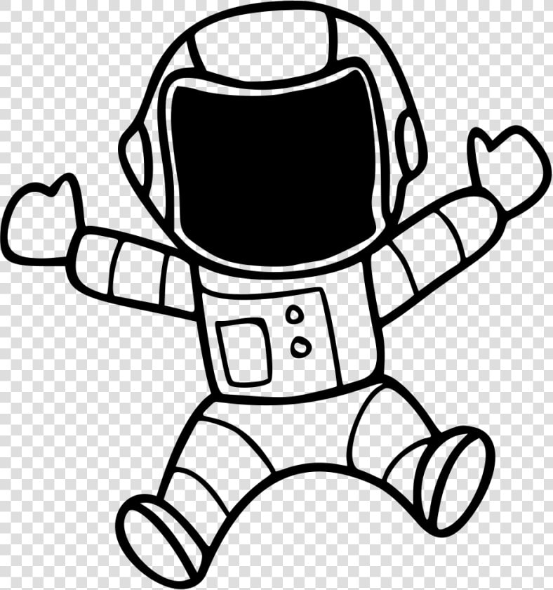 Astronaut Space Suit Outer Space Line Art Spaceman   Space Suit Clip Art  HD Png DownloadTransparent PNG