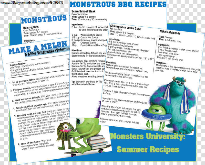 Monsters University Printables   Monsters University  HD Png DownloadTransparent PNG