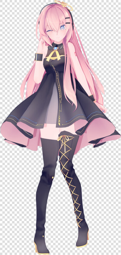 Luka Megurine By Sour   Megurine Luka Mmd  HD Png DownloadTransparent PNG