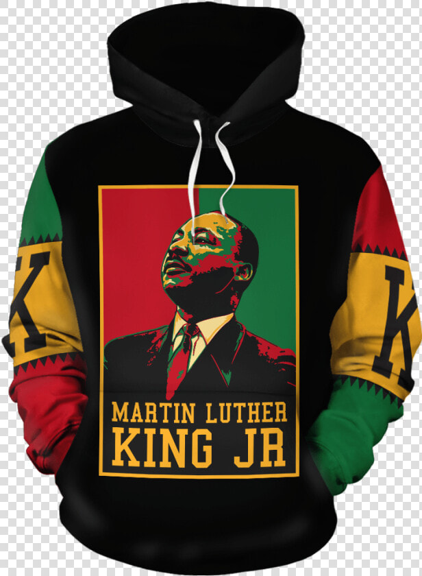 Martin Luther King Jr Retro All over Hoodie Class   Martin Luther King Jr Hoodie  HD Png DownloadTransparent PNG