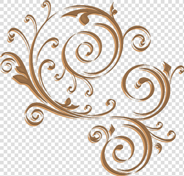 Transparent Gold Swirl   Gold Swirls Transparent Background  HD Png DownloadTransparent PNG