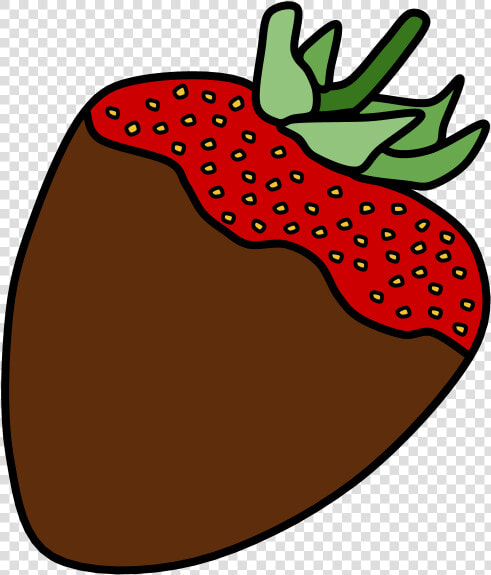 Chocolate Dipped Strawberry  HD Png DownloadTransparent PNG