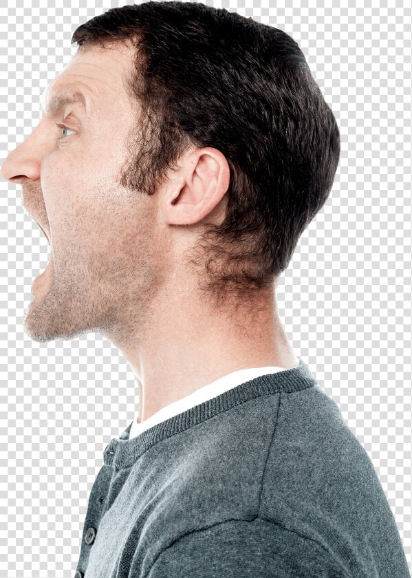 Kisspng Stock Photography Screaming Royalty Free Screaming   Screaming Person Side View  Transparent PngTransparent PNG