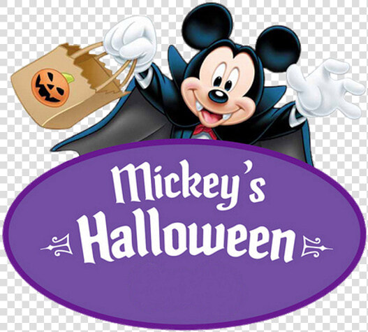 Mickey S Halloween Logo   Disneyland Halloween Party Mickey Ad  HD Png DownloadTransparent PNG