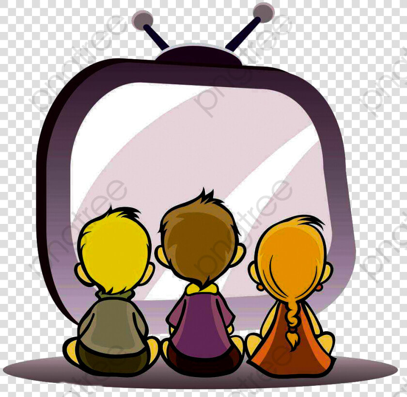 Watching Tv Child   Children Watching Tv Clipart  HD Png DownloadTransparent PNG