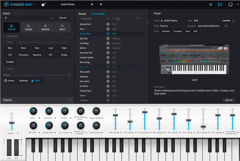 Class Img Responsive Margin 0 Auto   Arturia Analog Lab 3  HD Png DownloadTransparent PNG