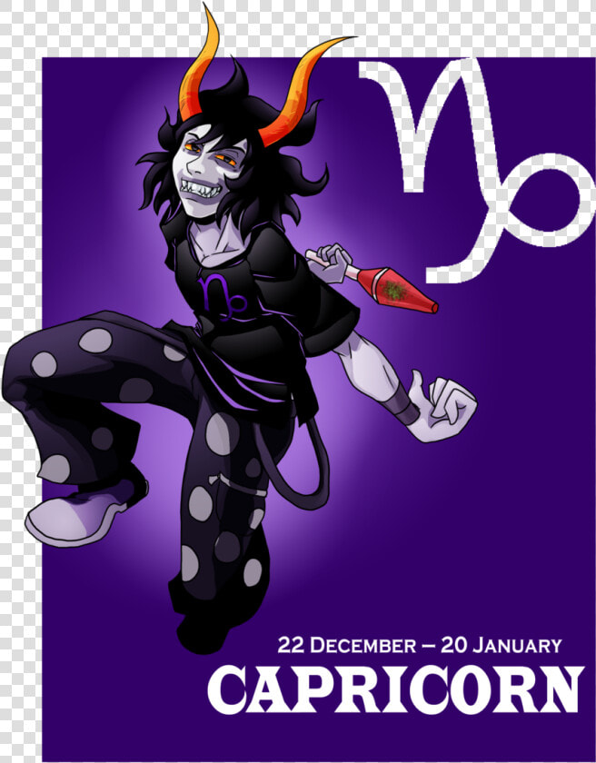 Homestuck Clipart Capricorn   Homestuck Trolls Zodiac Capricorn  HD Png DownloadTransparent PNG