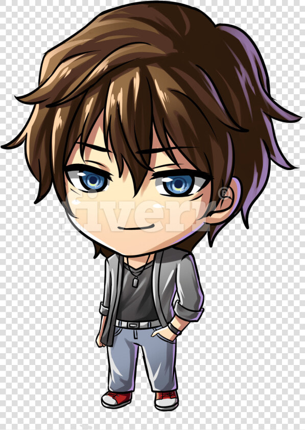 Negative Drawing Anime   Cute Drawing Anime Boy  HD Png DownloadTransparent PNG