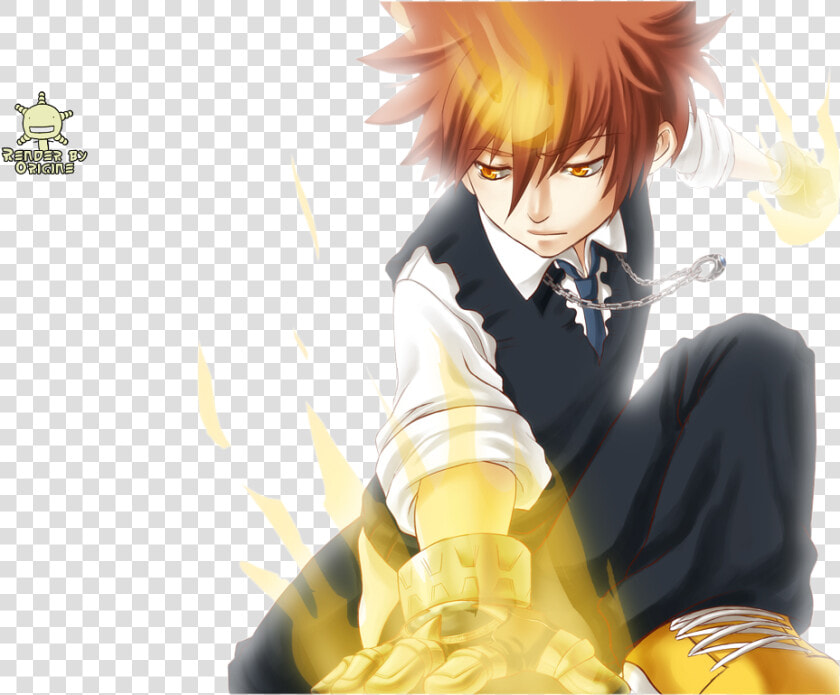 Tsuna Png   Png Download   Katekyo Hitman Reborn Pl  Transparent PngTransparent PNG