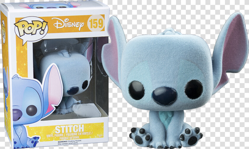 Flocked Stitch Funko Pop  HD Png DownloadTransparent PNG