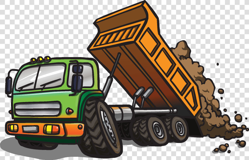 Car Dump Truck Vector Graphics Stock Photography   Cartoon Tipper Truck  HD Png DownloadTransparent PNG