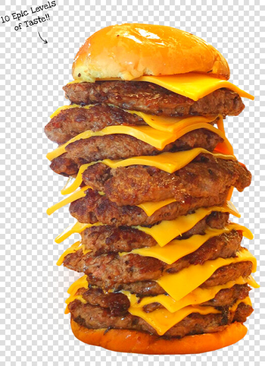 Sign Up For The 10 patty Cheeseburger Eating Event   Burger King 10 Patty  HD Png DownloadTransparent PNG