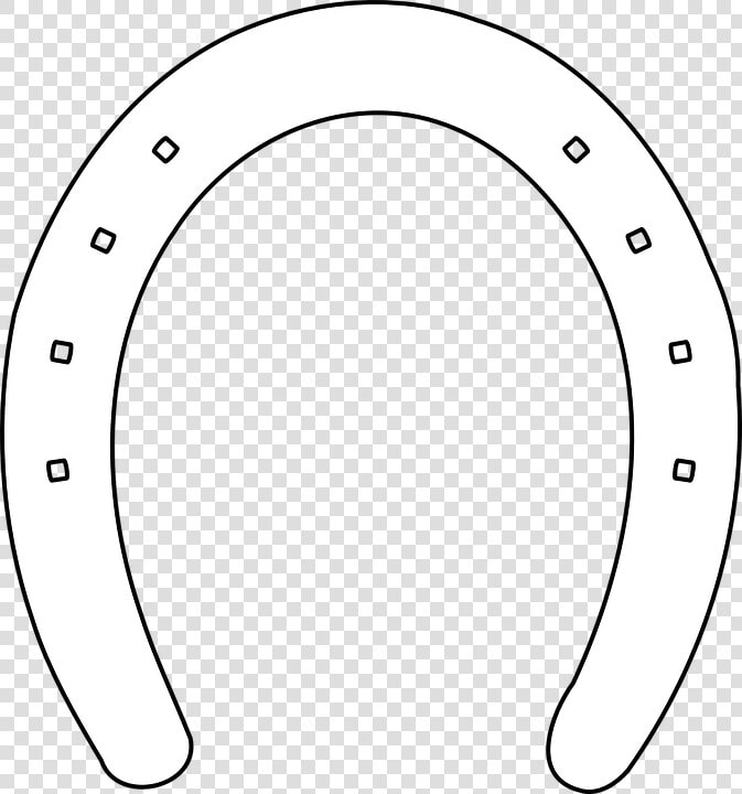 Horse Shoe Outline Svg Clip Arts   Horse Shoe Outline White  HD Png DownloadTransparent PNG