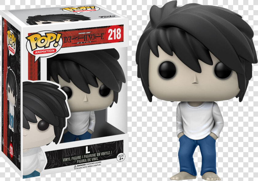 L Pop Vinyl Figure   Figurine Pop Death Note  HD Png DownloadTransparent PNG