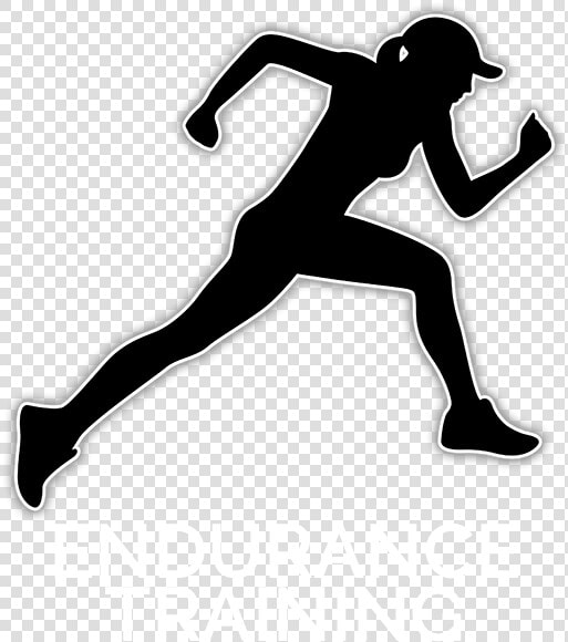 Endurance Training   Silhouette Of Someone Running  HD Png DownloadTransparent PNG