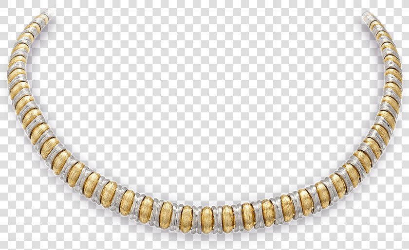 Gold And Platinum Necklace By Henry Dunay   Necklace  HD Png DownloadTransparent PNG