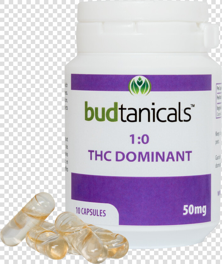 Transparent Capsules Png   Budtanicals 50mg Thc Capsules  Png DownloadTransparent PNG