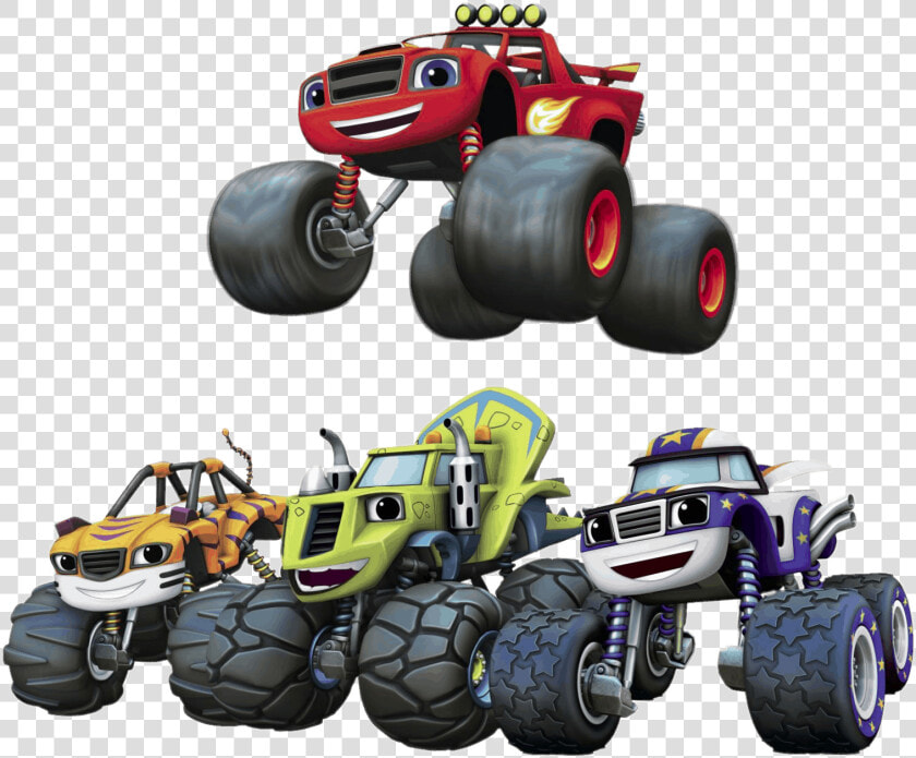 Blaze Jumping Over Monster Machines   Blaze And The Monster Machine Background  HD Png DownloadTransparent PNG