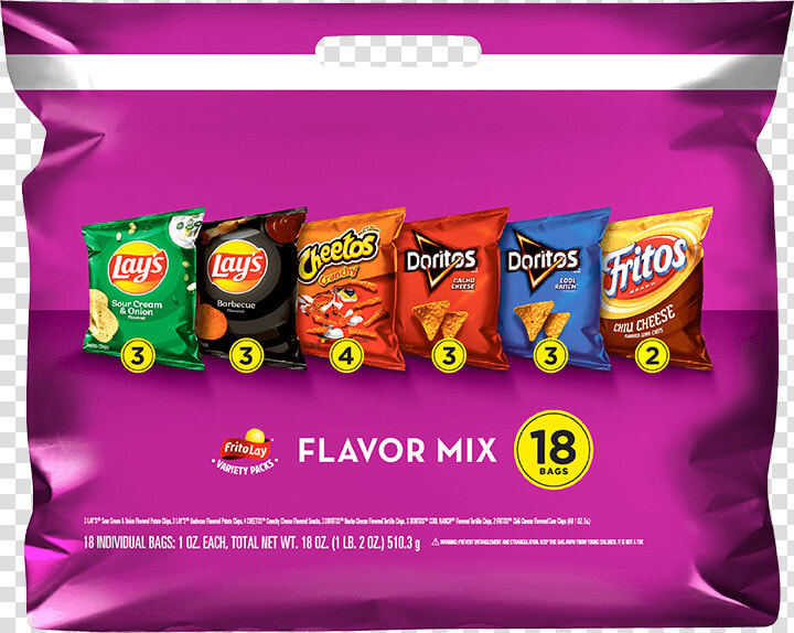 Frito lay® Flavor Mix Variety Pack   Frito Lay Flavor Mix  HD Png DownloadTransparent PNG