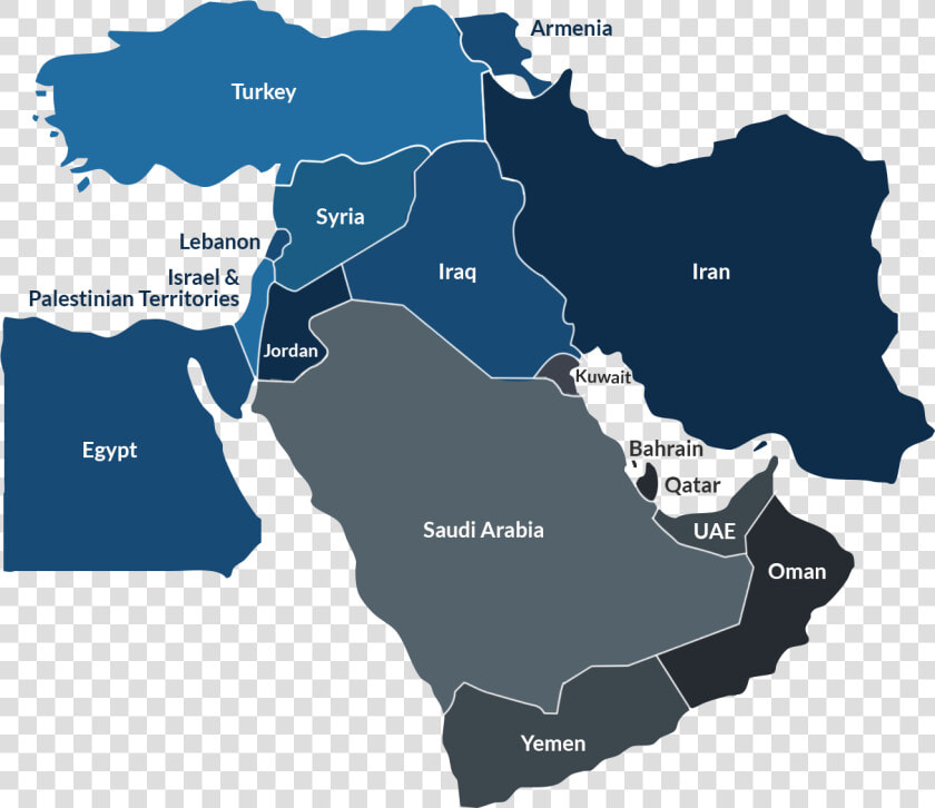 Middle East Map 2019  HD Png DownloadTransparent PNG