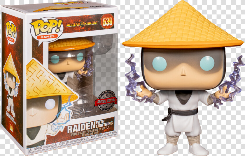 Raiden With Lightning Pop Vinyl Figure   Raiden With Lightning Funko Pop  HD Png DownloadTransparent PNG