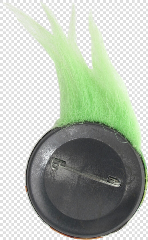 Troll Doll Green Button Back Innovative Button Museum   Grass  HD Png DownloadTransparent PNG