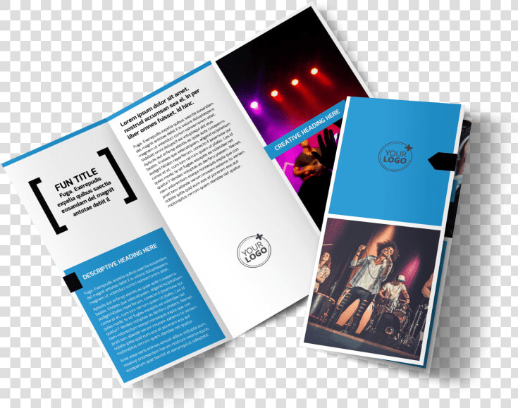 Live Music Band Brochure Template Preview   Brochure  HD Png DownloadTransparent PNG