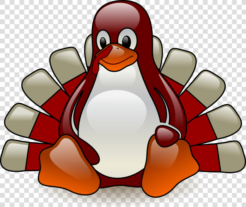 Whimsical Turkey Clipart Thanksgiving Wallpaper   Turkey Penguin  HD Png DownloadTransparent PNG