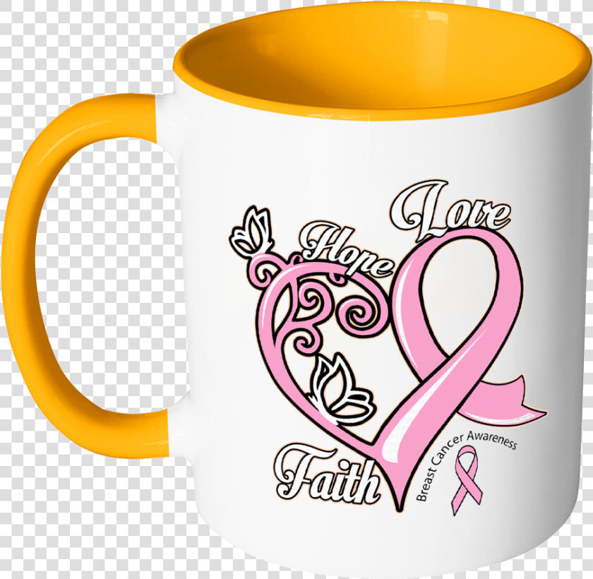 Heart Hope Love Faith Breast Cancer Awareness Pink   Breast Cancer  HD Png DownloadTransparent PNG