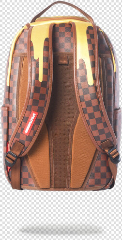 Sprayground Checkered Gold Backpack  HD Png DownloadTransparent PNG