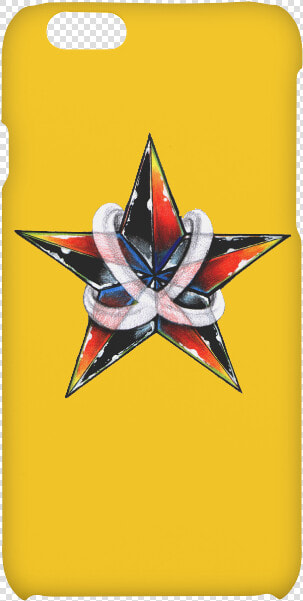 Nautical Star Projekt By Sandersk Hard Case For Iphone   Nautical Star Tattoo Designs  HD Png DownloadTransparent PNG