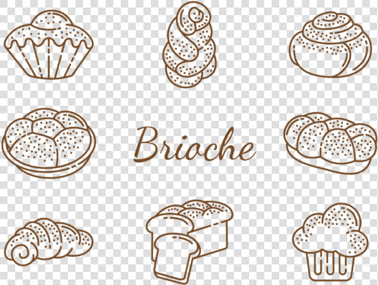 Brioche Icons Vector   Design  HD Png DownloadTransparent PNG