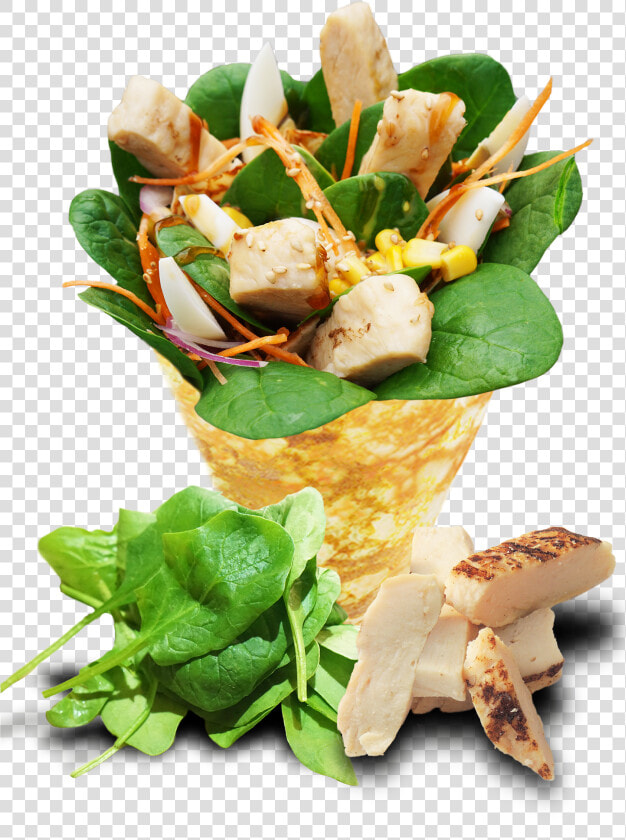 T Swirl Crepe Chicken Teriyaki  HD Png DownloadTransparent PNG