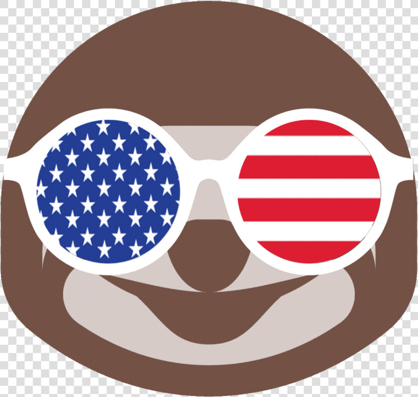 Cool Sloth Happy Fourth Of July T shirt Small   Independence Day  HD Png DownloadTransparent PNG