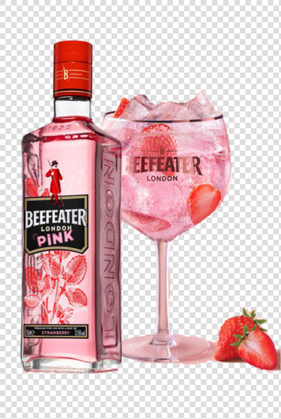 Gin Beefeater Pink 750ml  HD Png DownloadTransparent PNG