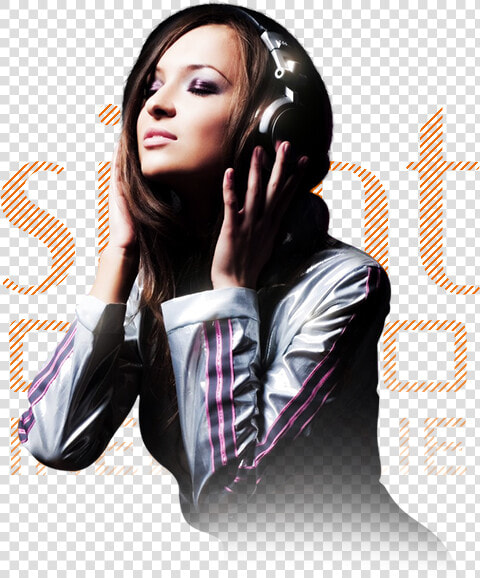 Dj Girl Headphones Png   Girl With Headphones Png  Transparent PngTransparent PNG