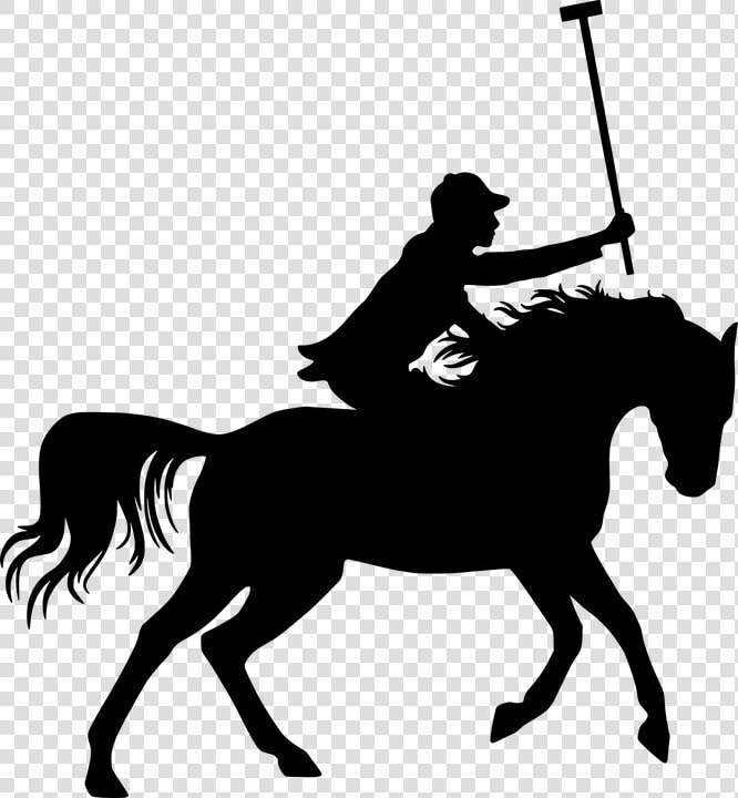 Transparent Running Horse Silhouette Png   Silhouette Polo Horse  Png DownloadTransparent PNG