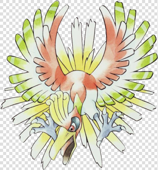 Pokemon Sugimori Ho Oh  HD Png DownloadTransparent PNG