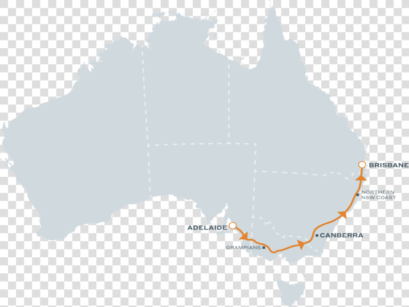 Great Southern Departing Adelaide   Barossa Valley On Map  HD Png DownloadTransparent PNG