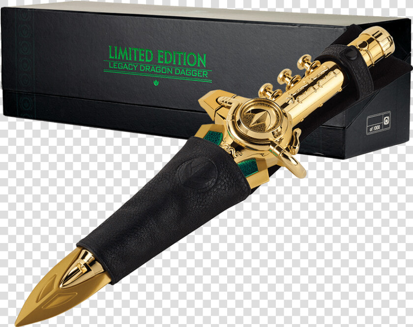 Bandai 2014 Sdcc Exclusive Legacy Dragon Dagger   Power Rangers Toy Sword  HD Png DownloadTransparent PNG