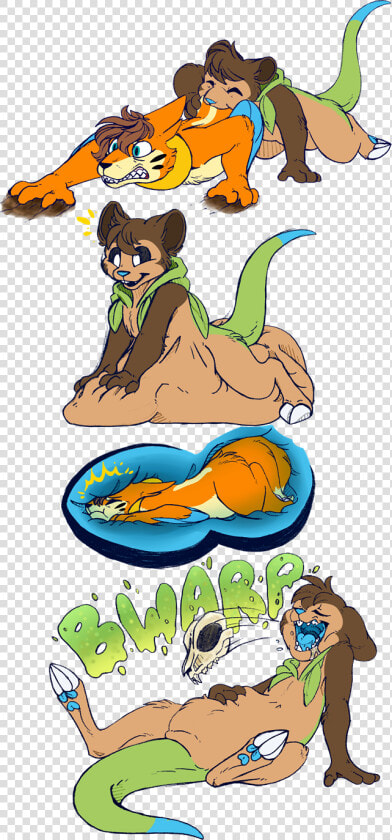 Eating The Otter   Otter Vore  HD Png DownloadTransparent PNG