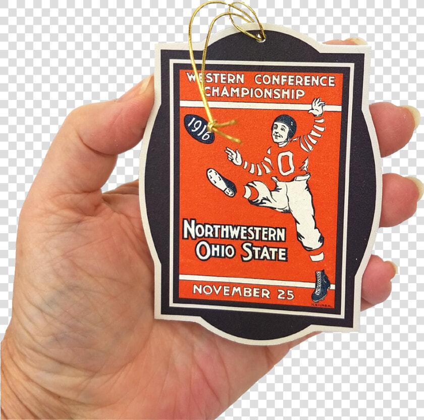 Handcrafted Wooden Ornament Of Osu Football 1916 Season   Referee  HD Png DownloadTransparent PNG