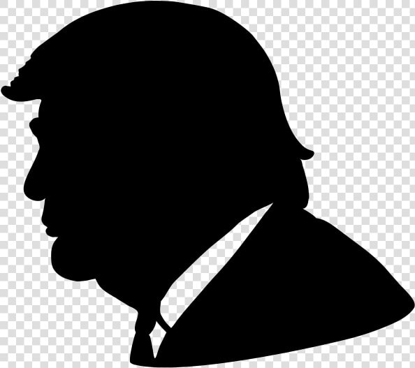 Trump Silhouette Clipart   Png Download   Transparent Trump Silhouette Png  Png DownloadTransparent PNG