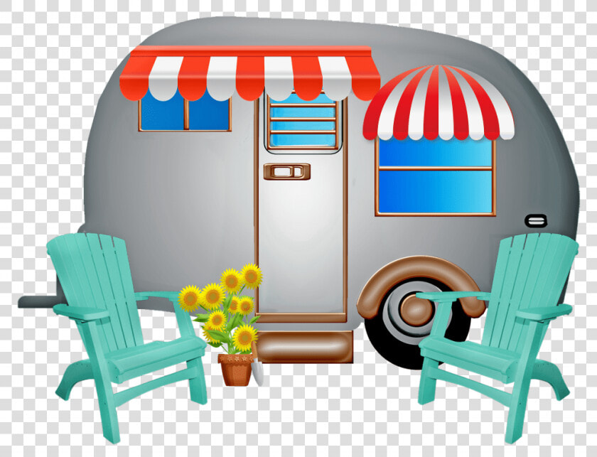 Caravane Colorée Sur Fond Transparent  HD Png DownloadTransparent PNG