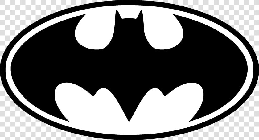 Batman Batgirl Clip Art Vector Graphics Portable Network   Batman Logo Clipart Black And White  HD Png DownloadTransparent PNG